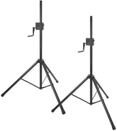 2x Omnitronic STS-1 Lautsprecherständer mit Winde und Winde
